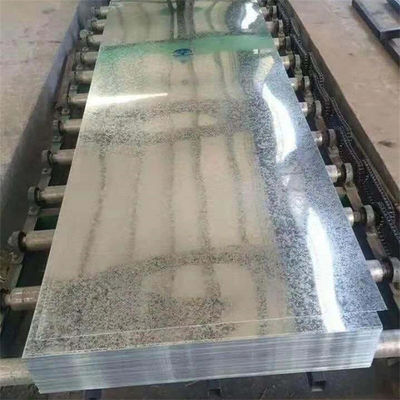 ورق های فولادی گالوانیزه اندازه های استاندارد زنک گرم رولد 40-600g/m2