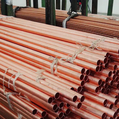 ASTM B280 فلزات مس لوله مس 10 میلی متری ایزومتریک بدون شکاف